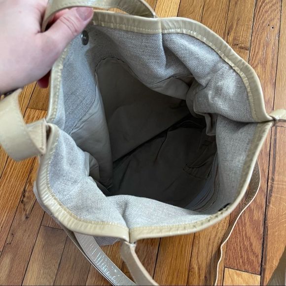 Marchionni made in Italy Canvas and Leather Tote - Picture 7 of 7